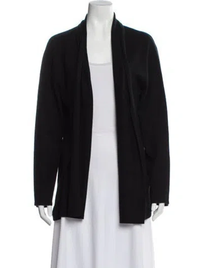 Pre-owned Neiman Marcus Cashmere Open Front Sweater W/ Tags In Blue