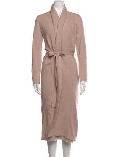 Pre-owned Neiman Marcus Cashmere Open Front Sweater W/ Tags In Neutrals
