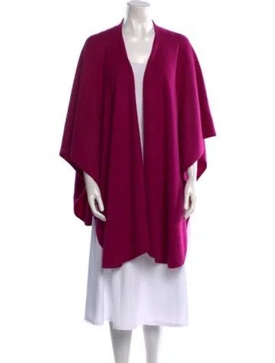 Pre-owned Neiman Marcus Cashmere Open Front Sweater W/ Tags In Pink