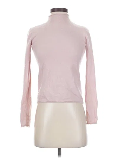 Pre-owned Neiman Marcus Cashmere Pullover Sweater In Pink