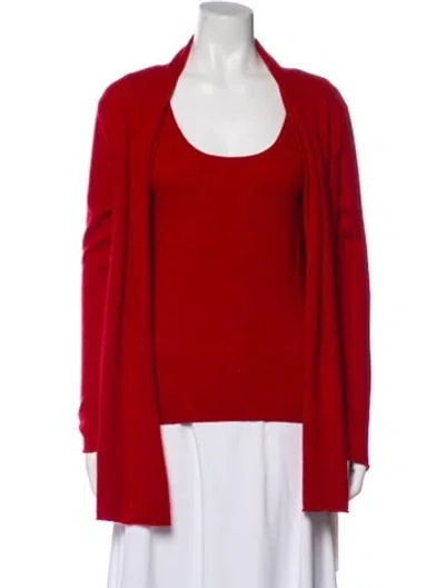 Pre-owned Neiman Marcus Cashmere In Red