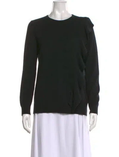 Pre-owned Neiman Marcus Cashmere Scoop Neck Sweater In Black