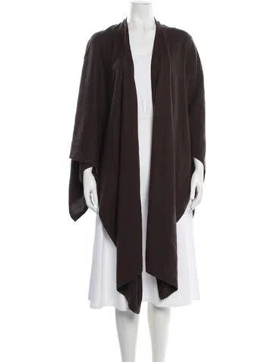 Pre-owned Neiman Marcus Cashmere Shawl In Brown