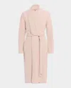 Neiman Marcus Cashmere Shawl-collar Robe In Multi