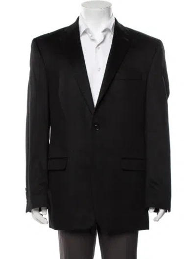 Pre-owned Neiman Marcus Cashmere Sport Coat In Black