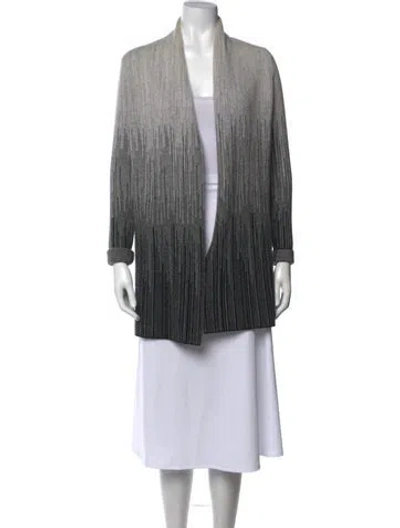 Pre-owned Neiman Marcus Cashmere Striped Sweater In Multicolor