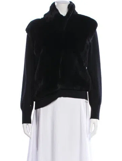 Pre-owned Neiman Marcus Cashmere Sweater In Black