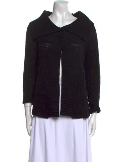 Pre-owned Neiman Marcus Cashmere Sweater In Black