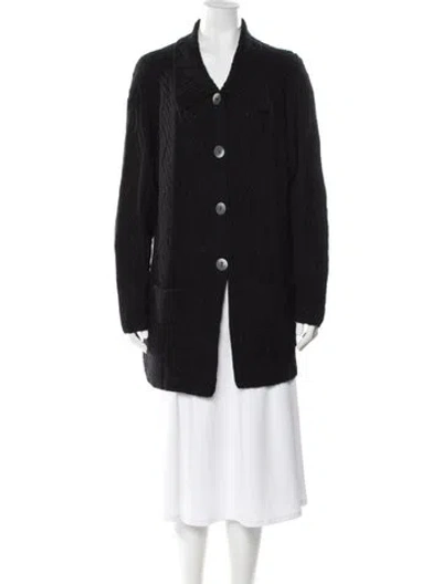 Pre-owned Neiman Marcus Cashmere Sweater In Black