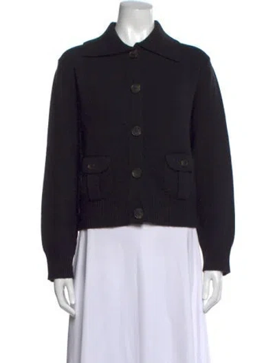 Pre-owned Neiman Marcus Cashmere Sweater In Black