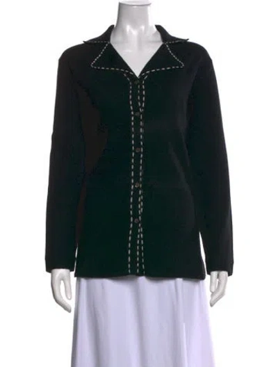 Pre-owned Neiman Marcus Cashmere Sweater In Black