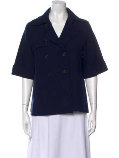 Pre-owned Neiman Marcus Cashmere Sweater In Blue