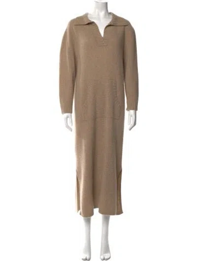 Pre-owned Neiman Marcus Cashmere Sweater In Neutrals