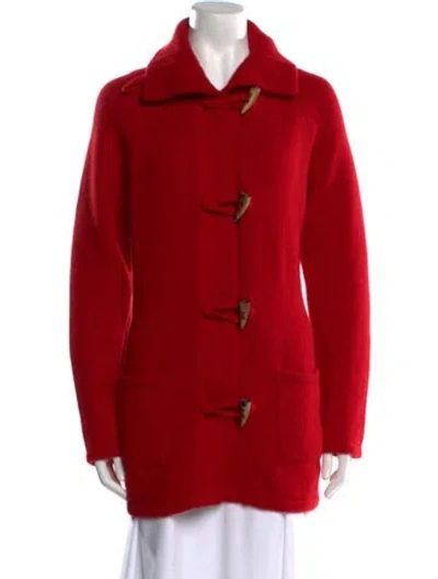 Pre-owned Neiman Marcus Cashmere Sweater In Red