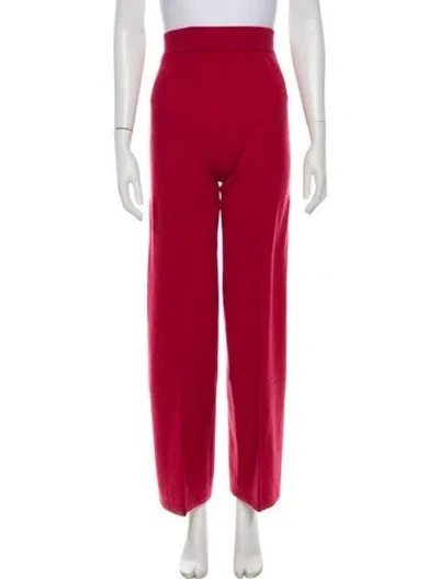 Pre-owned Neiman Marcus Cashmere Sweatpants In Red