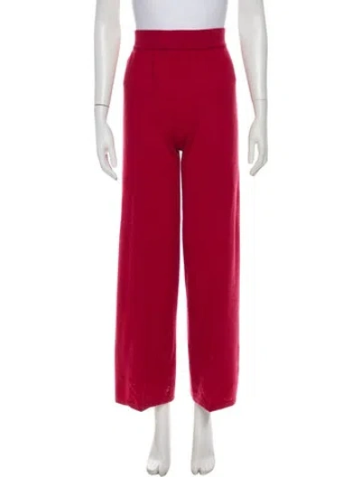 Pre-owned Neiman Marcus Cashmere Sweatpants In Red