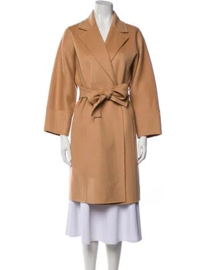 Pre-owned Neiman Marcus Cashmere Trench Coat In Neutral