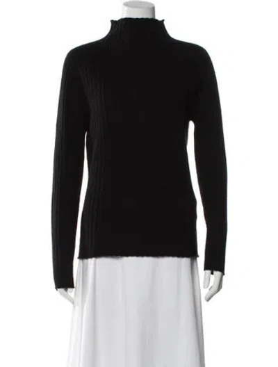 Pre-owned Neiman Marcus Cashmere Turtleneck Sweater W/ Tags In Black