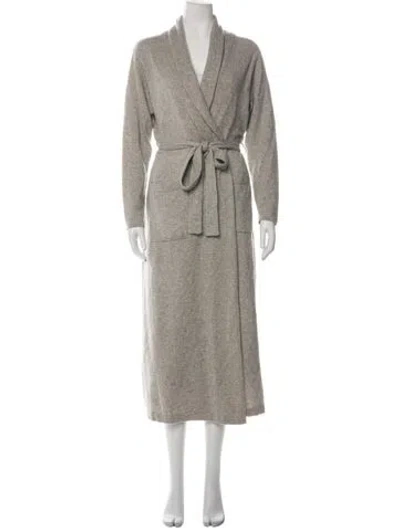 Pre-owned Neiman Marcus Cashmere Tweed Pattern Sweater In Neutrals