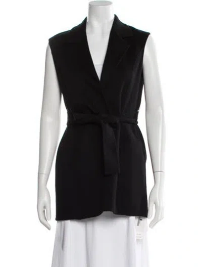 Pre-owned Neiman Marcus Cashmere Vest In Black