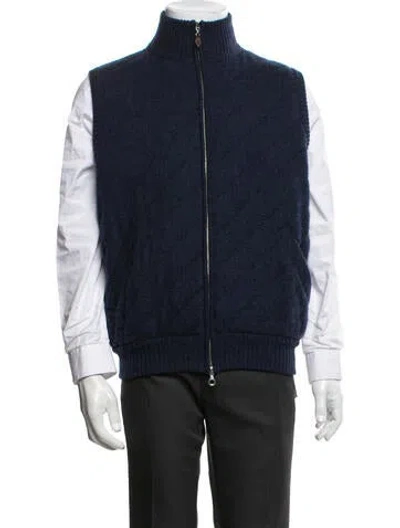 Pre-owned Neiman Marcus Cashmere Vest In Black