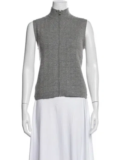 Pre-owned Neiman Marcus Cashmere Vest In Multi