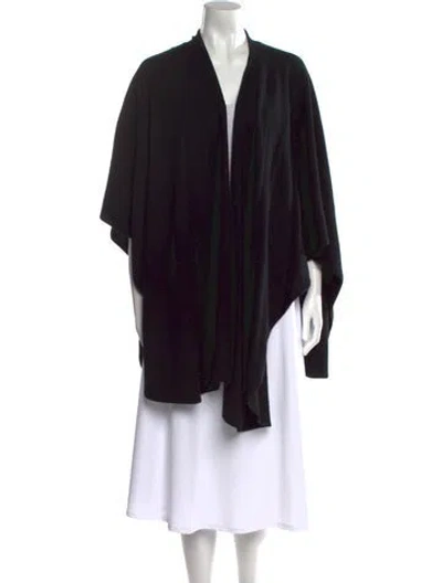 Pre-owned Neiman Marcus Cashmere V-neck Sweater In Black