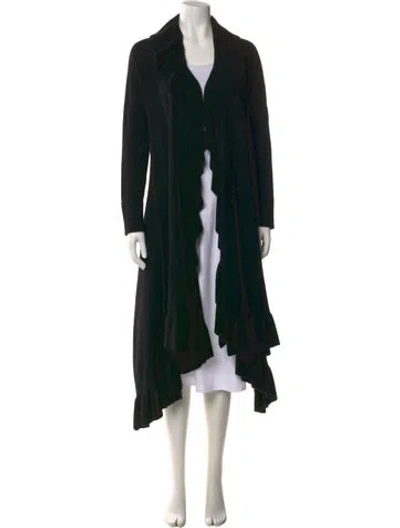 Pre-owned Neiman Marcus Cashmere V-neck Sweater In Black