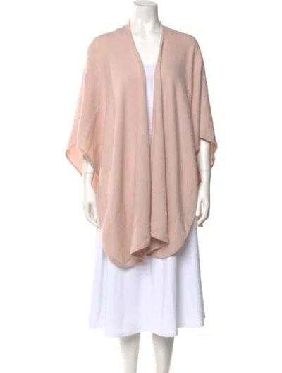 Pre-owned Neiman Marcus Cashmere V-neck Sweater In Pink