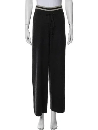 Pre-owned Neiman Marcus Cashmere Wide Leg Pants In Blue
