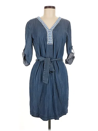 Pre-owned Neiman Marcus Casual Dress In Blue