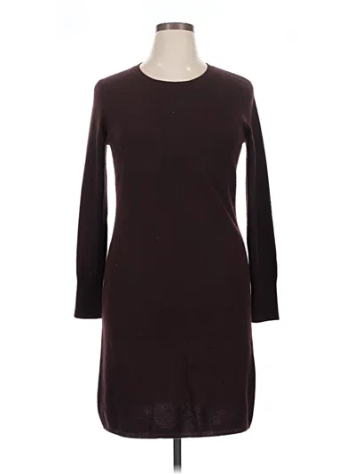 Pre-owned Neiman Marcus Casual Dress In Burgundy