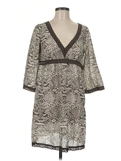 Pre-owned Neiman Marcus Casual Dress In Gray