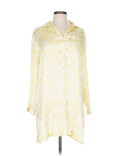Pre-owned Neiman Marcus Casual Dress In Yellow