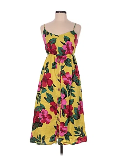 Pre-owned Neiman Marcus Casual Dress In Yellow