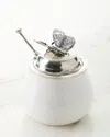 Neiman Marcus Ceramic Pewter Sugar Holder