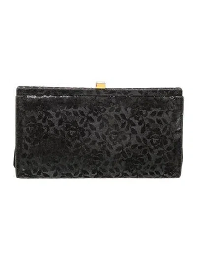 Pre-owned Neiman Marcus Clutch In Black/grey