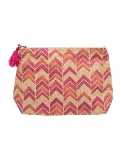 Pre-owned Neiman Marcus Clutch In Neutral