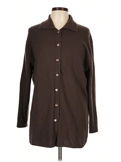 Pre-owned Neiman Marcus Coat In Brown
