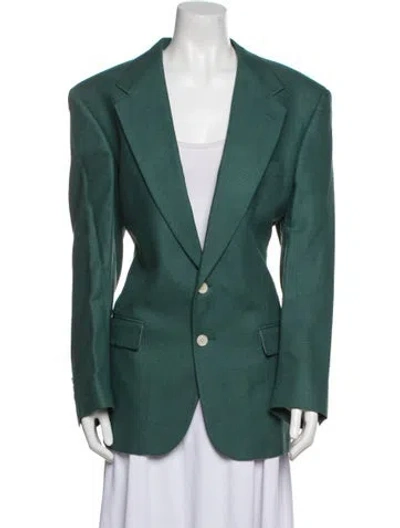 Pre-owned Neiman Marcus Coat In Green