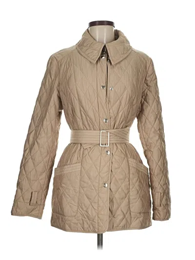 Pre-owned Neiman Marcus Coat In Tan