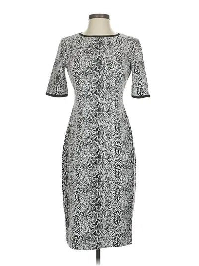 Pre-owned Neiman Marcus Cocktail Dress In Gray