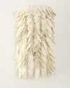 Neiman Marcus Coco Petal 2-light Sconce In White