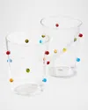 Neiman Marcus Colorful Beaded Tumblers, 12 Oz. - Set Of 2