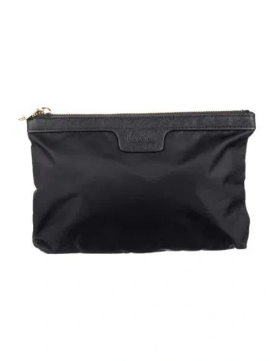 Pre-owned Neiman Marcus Cosmetic Bag In Black