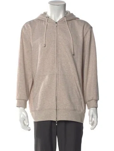 Pre-owned Neiman Marcus Crew Neck Long Sleeve Hoodie In Neutral