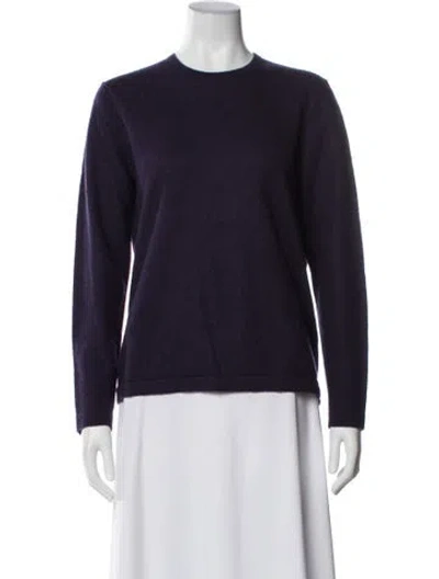 Pre-owned Neiman Marcus Crew Neck Sweater In Blue