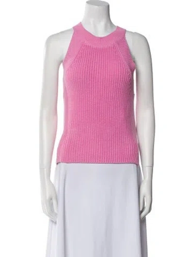 Pre-owned Neiman Marcus Crew Neck Sweater In Pink