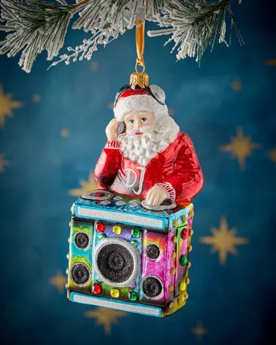Neiman Marcus Dj Santa Ii Christmas Ornament In Multi