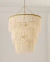 Neiman Marcus Draped 34" 4-light Palay Shell Chandelier